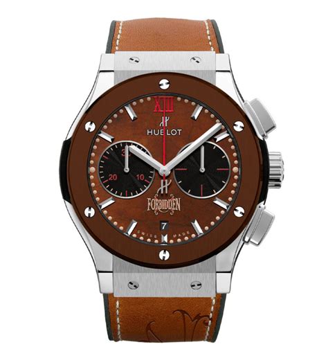 hublot forbidden|Classic Fusion Chronograph Forbidden X Titanium Brown.